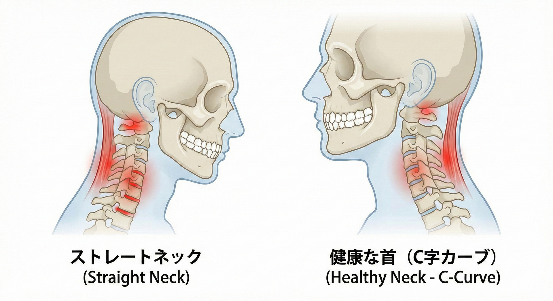 頭痛、肩こり、ストレートネックでお悩みの方
